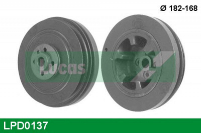 LUCAS ENGINE DRIVE lpd0137 -  Ременный шкив, коленчатый вал